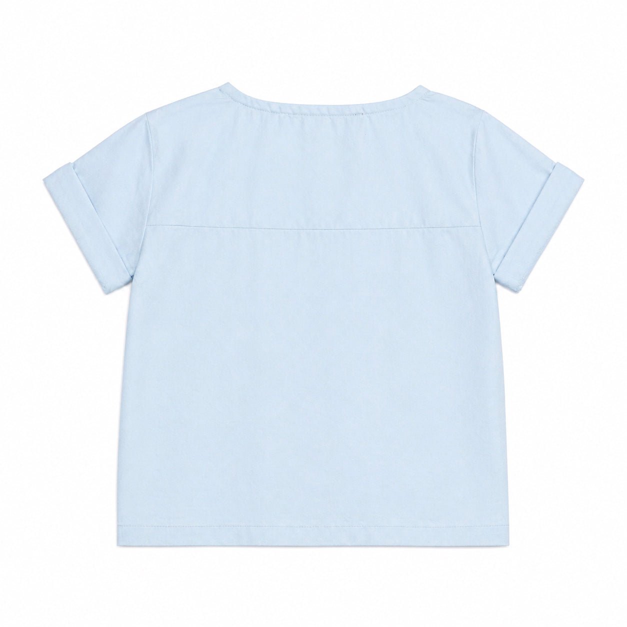 Sommer skjorte, kortærmet - Kentucky blue - Hanevild