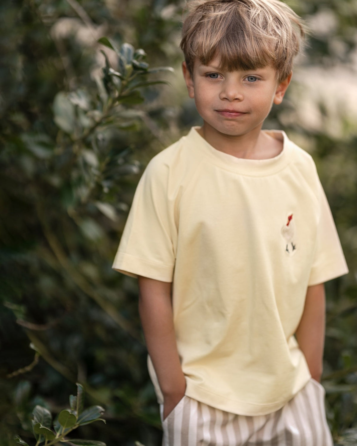 Sommer t-shirt - italien straw - Hanevild