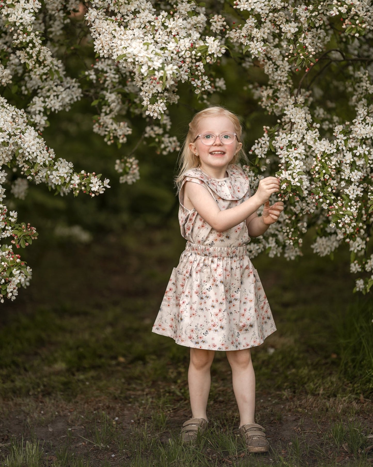 Sommer t-shirt til piger - Summer sand - Hanevild