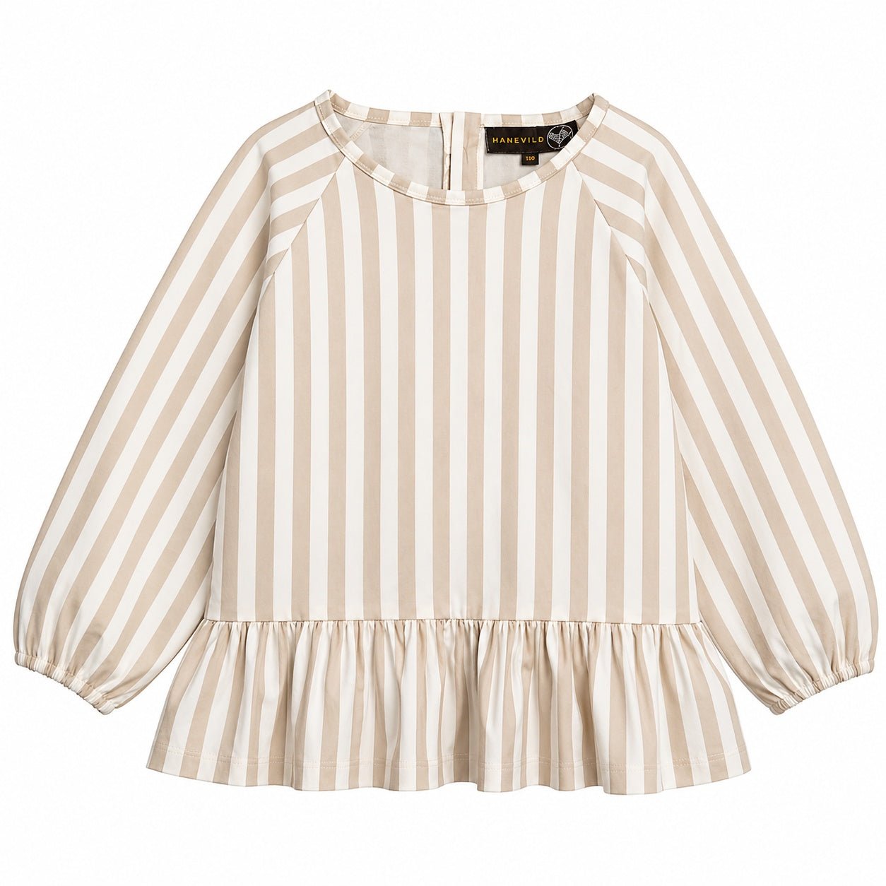 Stribet bluse, piger - Summer sand - Hanevild