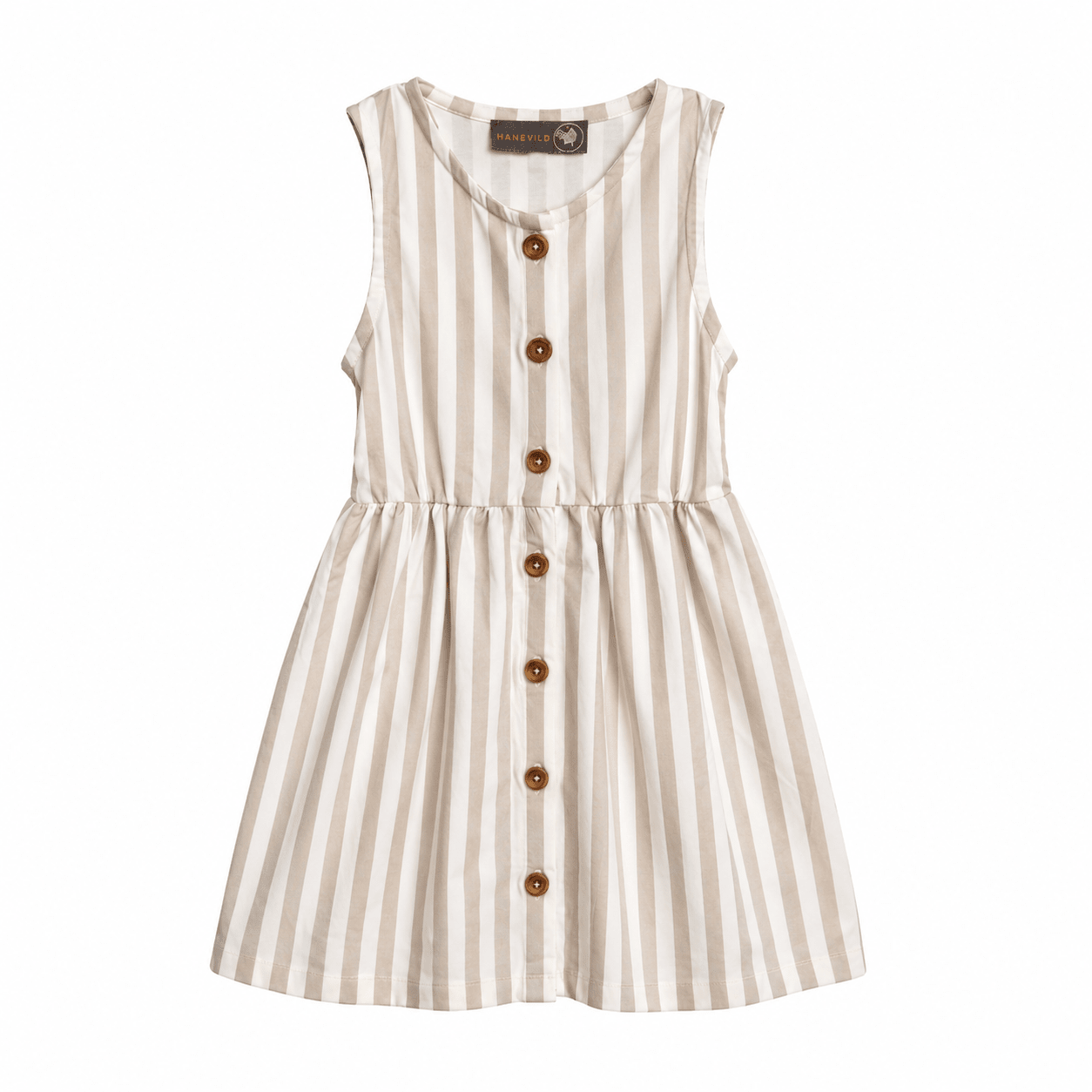 Stribet kjole - Summer sand - Hanevild