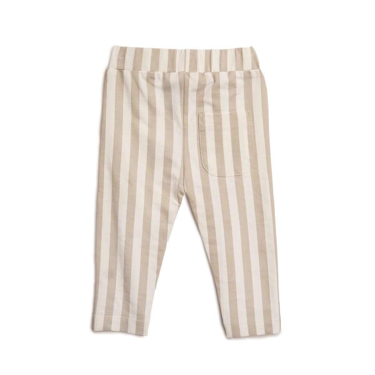 Stribet leggings til baby - Summer sand - Hanevild