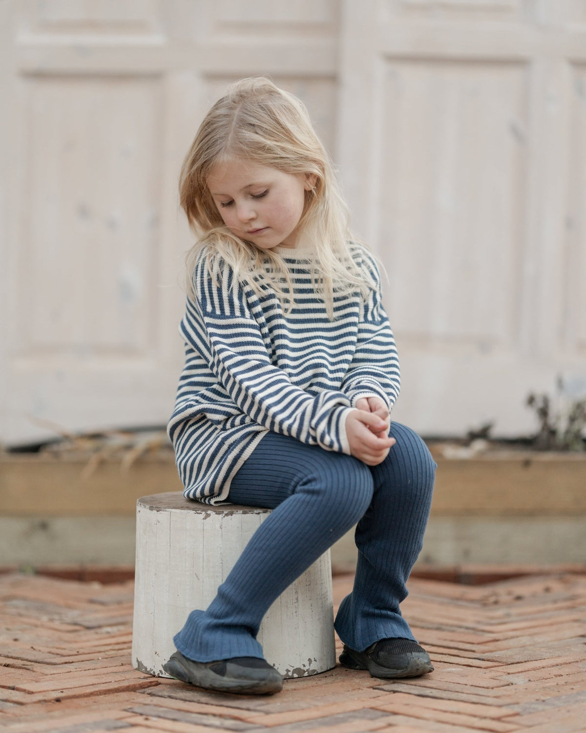 Tilde leggings - ensign blue - Hanevild