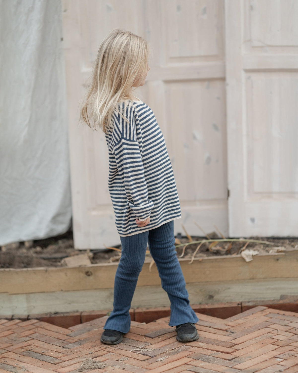Tilde leggings - ensign blue - Hanevild