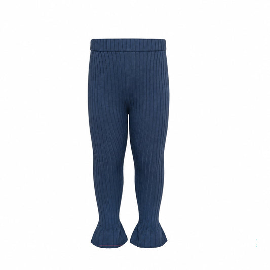 Tilde leggings – Ensign blue -økologisk bomuld - Hanevild
