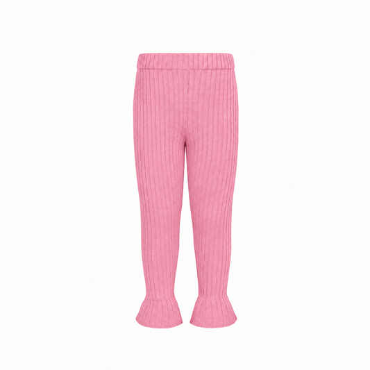 Tilde leggings – pink - økologisk bomuld - Hanevild