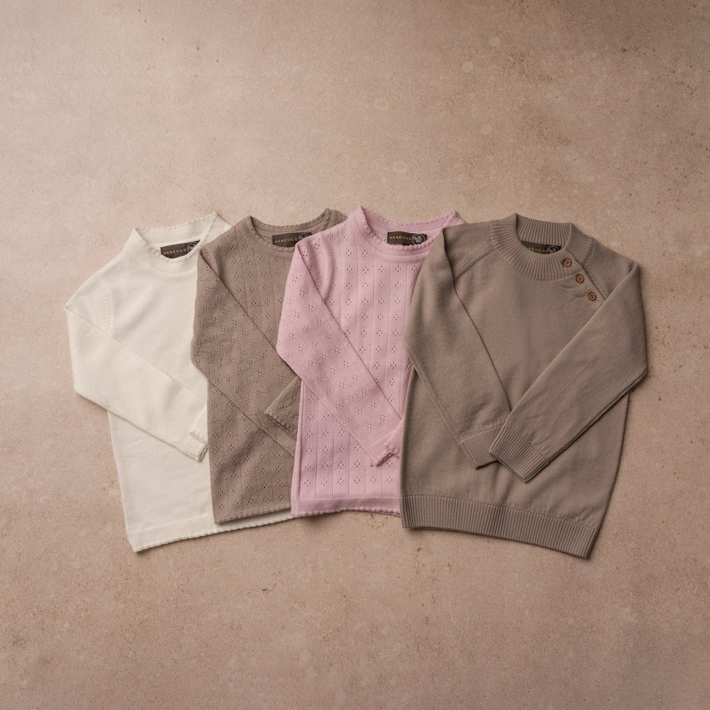 Tynd merinoulds bluse - pink merino wool - Hanevild