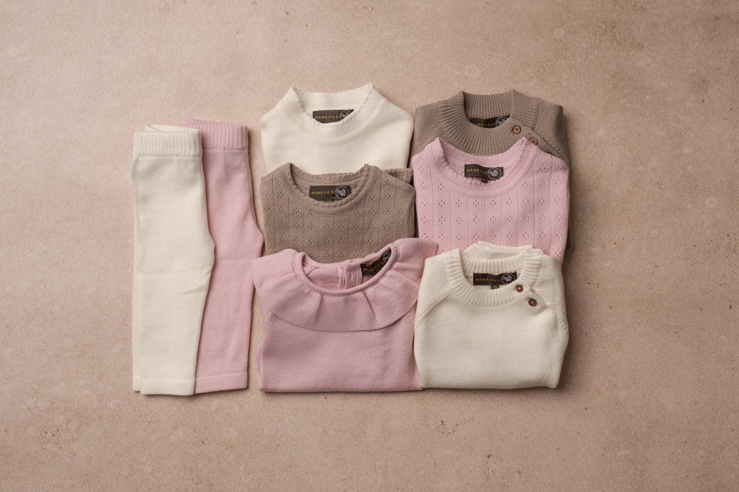 Tynd merinoulds bluse - pink merino wool - Hanevild