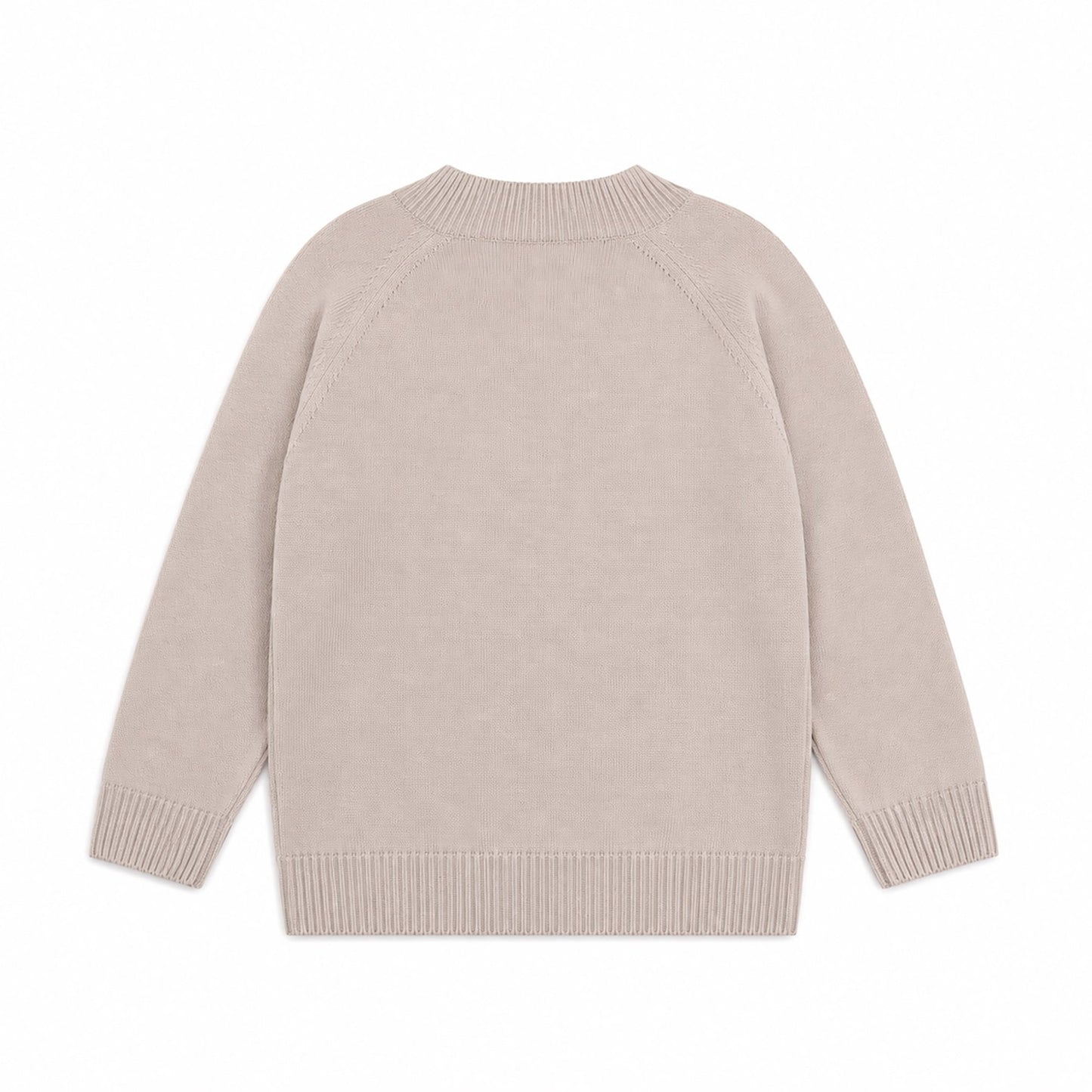 Tynd merinoulds bluse - sand, merino wool - Hanevild