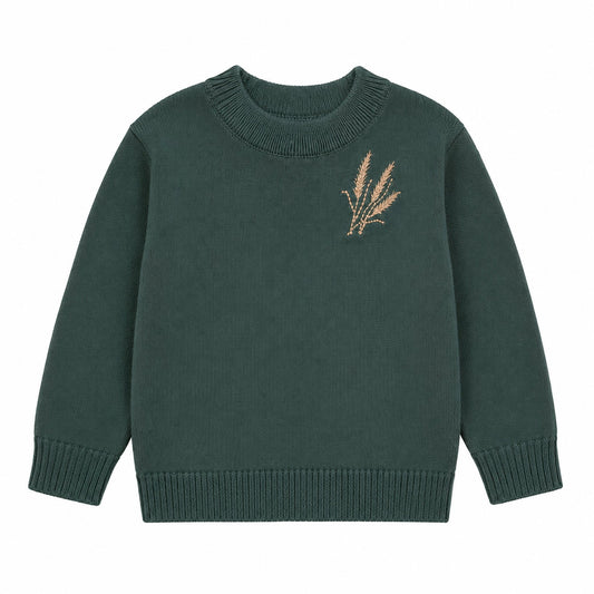 Wheat sweater - grøn - Hanevild