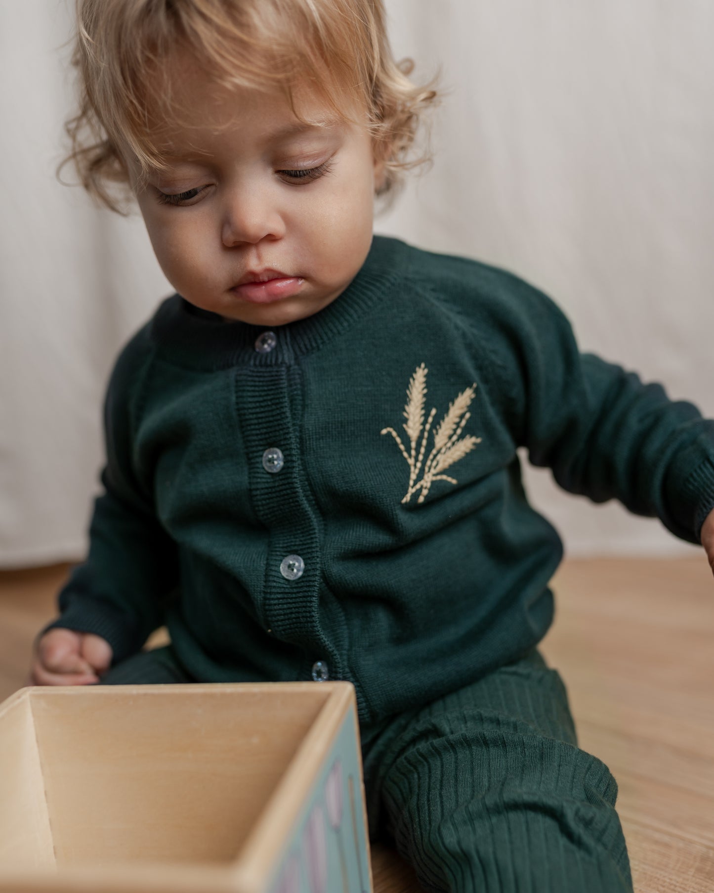 Wheat cardigan