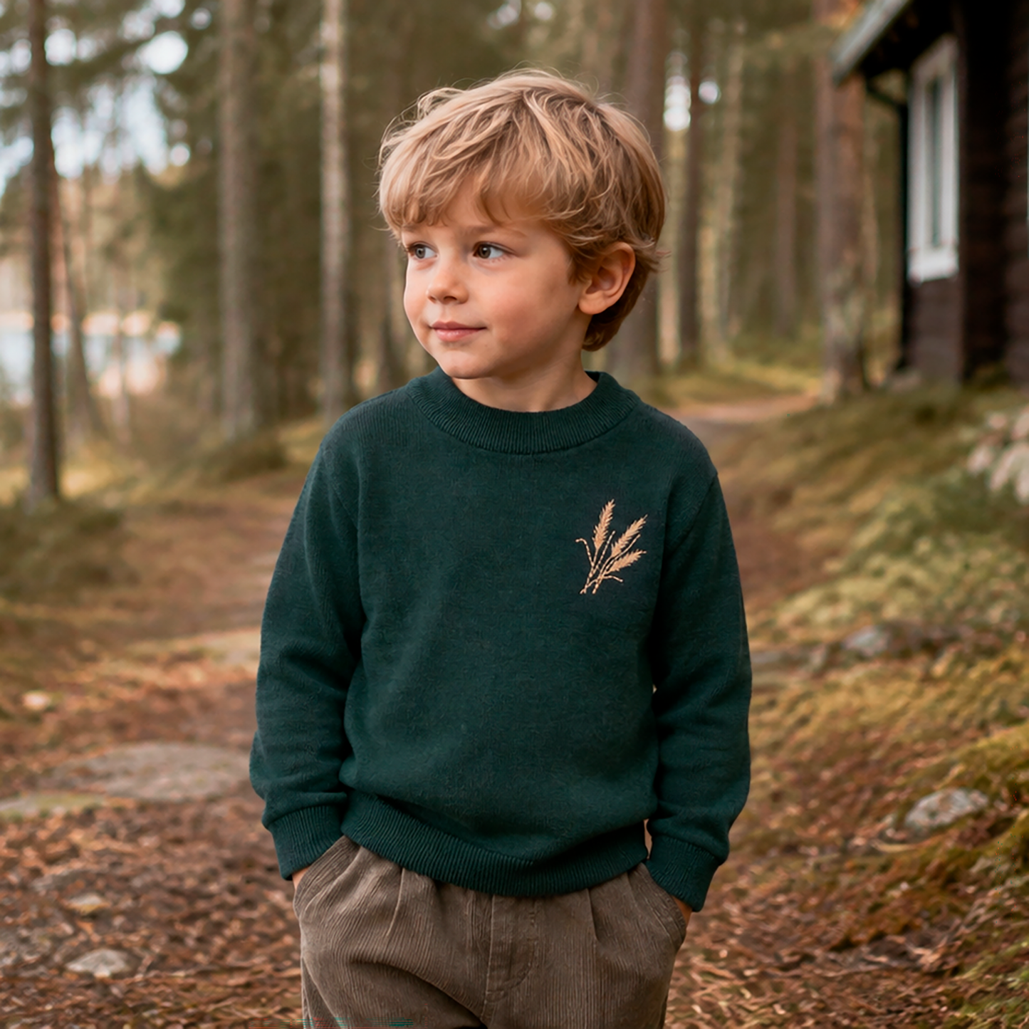 Wheat sweater - grøn